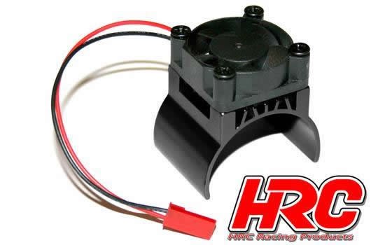 HRC 5832BK - Alu Motor Cooler + Fan - 5-9V - for 540 Motor size - BLACK