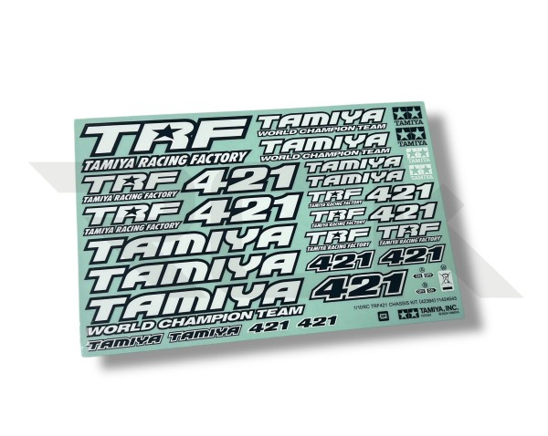 Tamiya 1424543 - TRF 421 - Decal Sheet