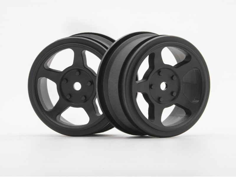 HPI 160336 - VINTAGE TA2 WHEEL 26mm BLACK (0mm OFFSET) (2 pcs)