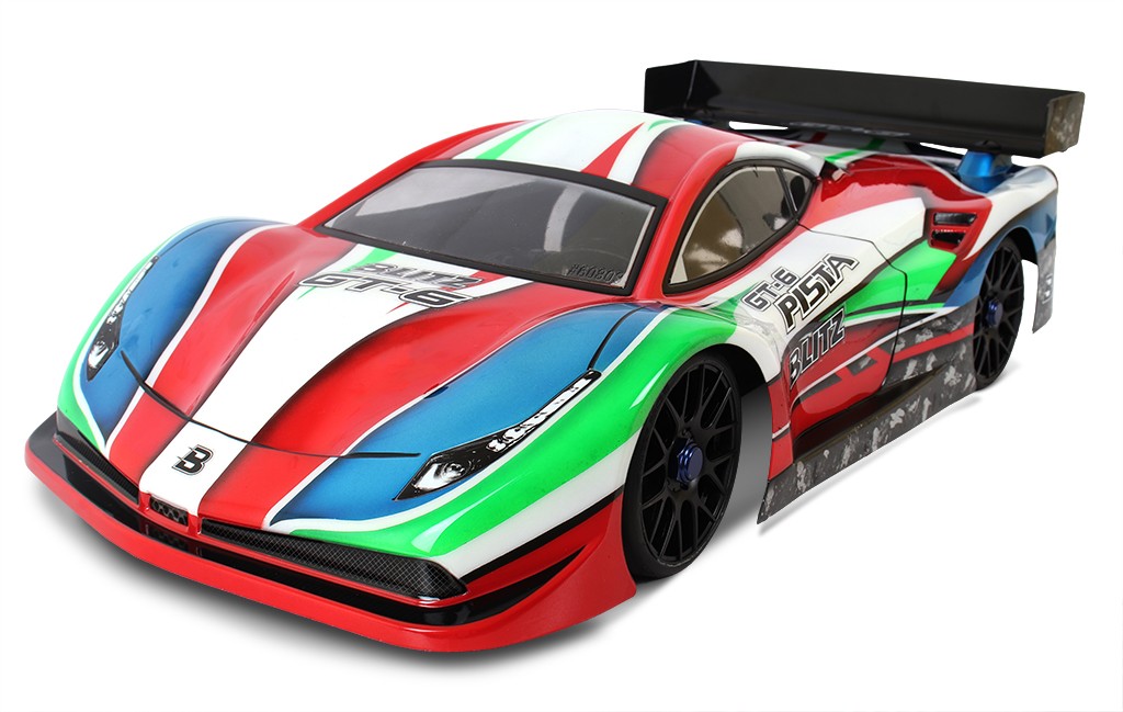 BLITZ 60809 - GT6 Pista - 1:8 GT RallyeGame Karosserie - ULTRA LIGHTWEIGHT 0.7