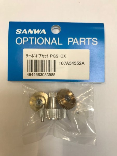 SANWA 107A54552A - Ersatz Getriebe Set für PGS-CX / PGS-CX II