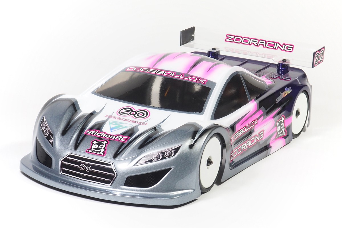 B-WARE: ZooRacing ZR-0005 - DogsBollox - 1:10 Tourenwagen Karosserie - 0.5mm LIGHTWEIGHT