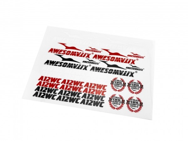 Awesomatix STS-A12WC - A12WC - Dekorbogen - Sticker Sheet