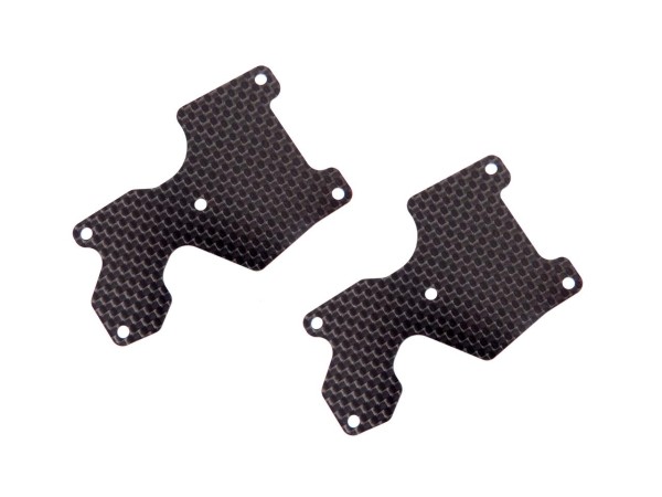 Mugen E2180 - MBX-8R - Carbon Platten Querlenker Heck - 1.0mm (2 Stück)