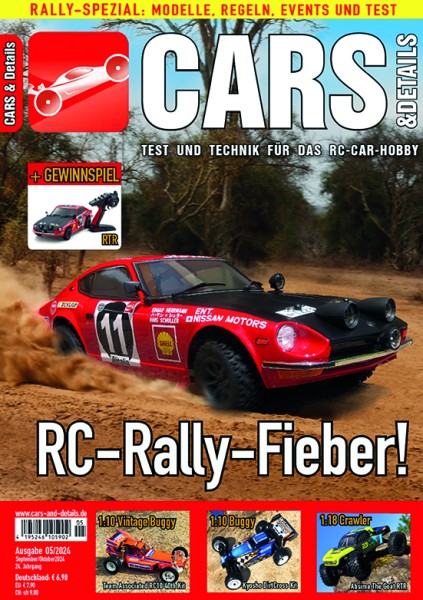 CARS & DETAILS 2024-05 - RC-Car Magazin - Kyosho Datsun 240Z - Team Associated RC10 40th Kit